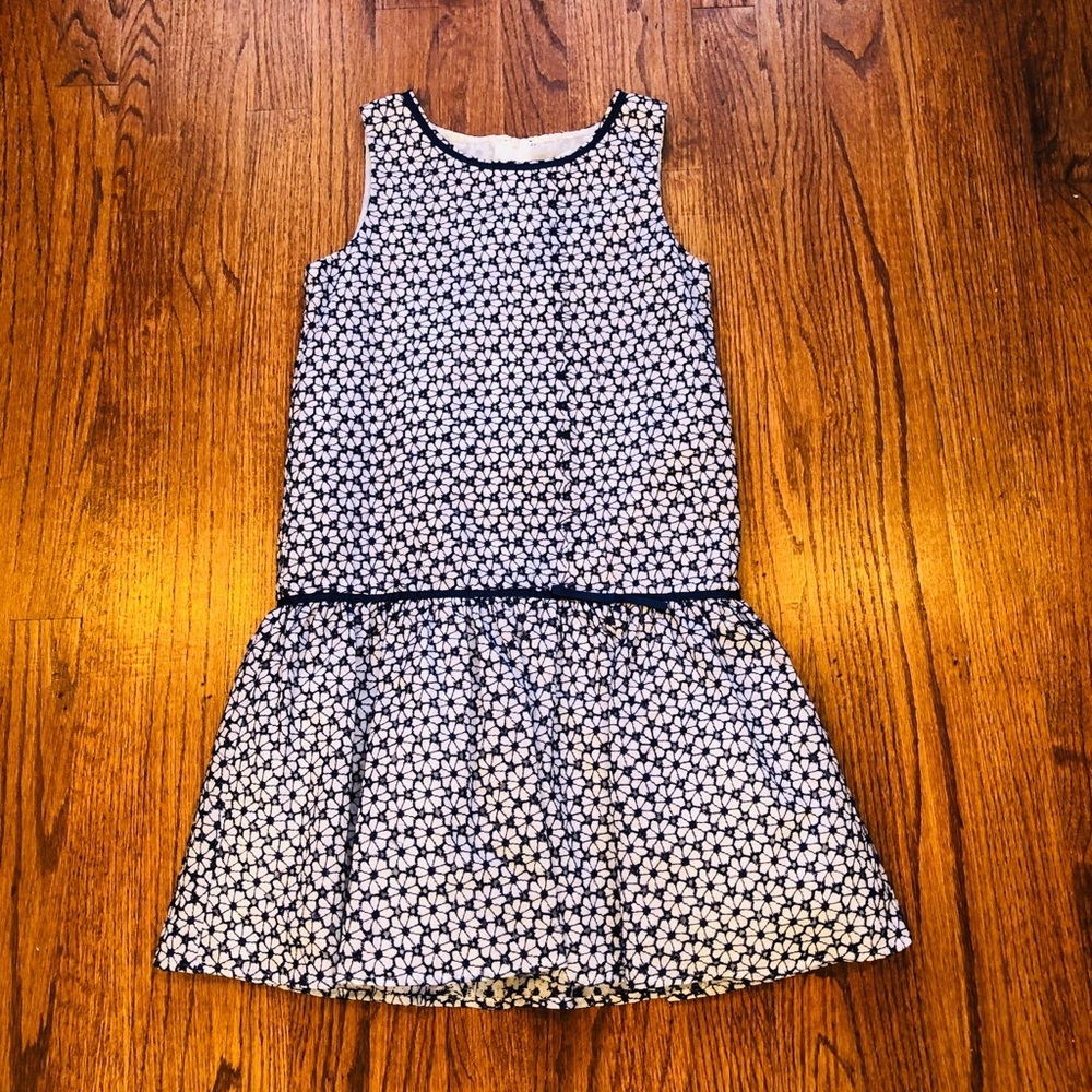 SUGARPLUM***Blue/White Flower Dress**Age 10 - Picture 2 of 7